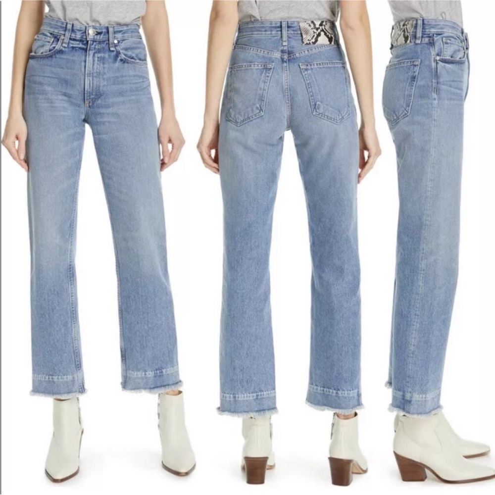 rag & bone- Ruth Super High-Rise Straight Jean